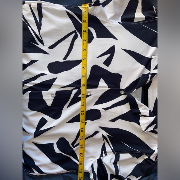 Porter & Ash Kinetic Stretch Men’s Small Patterned Button Down Shirt - Picture 6 of 7